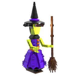 Ace Witch Block Set Black/Green/Purple 186 pc