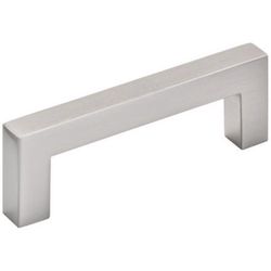 Amerock Contemporary Bar Cabinet Pull 3 in. Satin Nickel Silver 1 pk