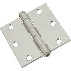 National Hardware 3 in. L Stainless Steel Door Hinge 1 pk