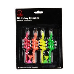 Chef Craft Multicolor Unscented Scent Birthday Candles