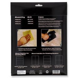 JMK Illinois Industrial Tool 9 in. L X 11 in. W Assorted Grit Aluminum Oxide All Purpose Sandpaper 2