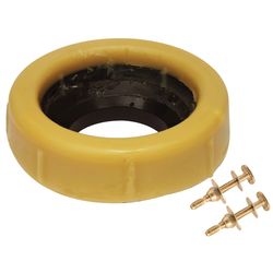 Keeney Wax Ring Kit Yellow Rubber