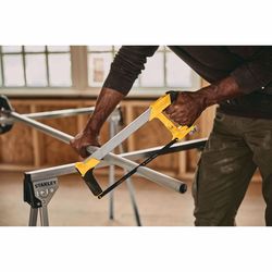 STANLEY 10 in. High Carbon Steel Mini Hacksaw Black/Yellow 2 pc