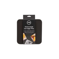 W&P Charcoal Silicone/Stainless Steel Ice Cube Tray