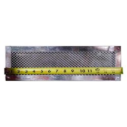 Gibraltar Building Products 4.5 in. H X 15 in. W Silver Galvanized Steel Reversible Vent