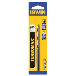IRWIN Turbomax 1/8 in. X 2-3/4 in. L High Speed Steel Drill Bit Straight Shank 1 pc