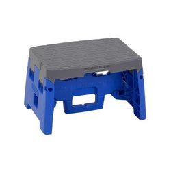 Cosco 8.46 in. H X 14.02 in. W X 9.84 in. D 300 lb. cap. 1 step Plastic Folding Step Stool
