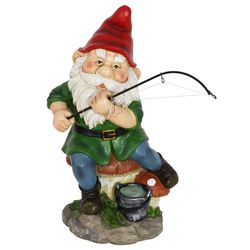 Exhart WindyWing Multicolored Resin 11.5 in. H X 6.5 in. L X 5.5 in. W Good Time Fishing Frodo Red H