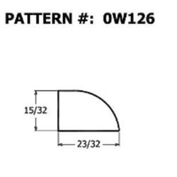Alexandria Moulding 7/16 in. H X 8 ft. L Prefinished White Pine Molding