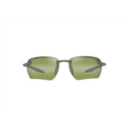 Maui Jim Hookipa Ultra G Sunglasses Unisex Matte Grey Frame HT Green Photocromic Lens Polarized