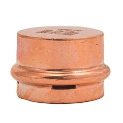 QuickFitting 1-1/4 in. Press in. Press in. Copper Cap
