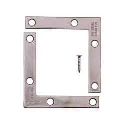 Ace 3 in. H X 3.75 in. W X 3 in. D Stainless Steel Inside Corner Brace