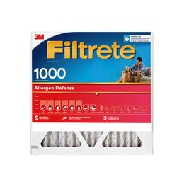 Filtrete 14 in. W X 14 in. H X 1 in. 1000 MPR Pleated Allergen Air Filter 1 pk
