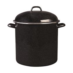 Granite Ware Steel Stock Pot 8 qt Black