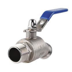 Homewerks 3/4 in. MIP in. X 3/4 in. Garden Hose Thread Stainless Steel Hose Bibb