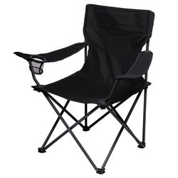 Picnic Time Oniva Black Folding Chair