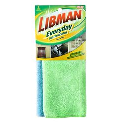 Libman Microfiber Dusting Cloth 5 in. W X 11  L 2 pk