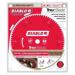 Diablo TrexBlade 12 in. D X 1 in. TiCo Hi-Density Carbide Circular Saw Blade 84 teeth 1 pk