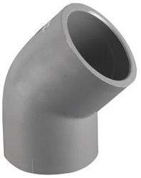 Charlotte Pipe Schedule 80 1-1/4 in. Slip X 1-1/4 in. D Slip PVC 45 Degree Elbow