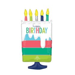 Anagram Balloons Modern Birthday Foil Balloon 1 pk