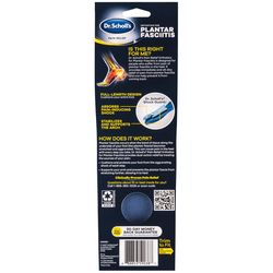 Dr Scholl's Plantar Fascitis Insoles 6-10 Blue 1 pair