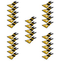 DEWALT 2-1/8 in. W Bi-Metal 3-Sided Oscillating Blade Set 25 pc
