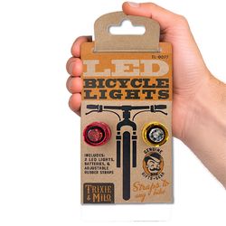 Lucky Jack Multiple Materials Bike Lights Red and Yellow