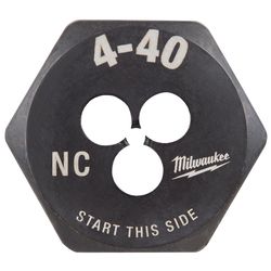 Milwaukee SAE 4-40 Hex Threading Die