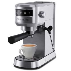 Electrolux Frigidaire 34 oz Silver Cappuccino/Espresso Maker