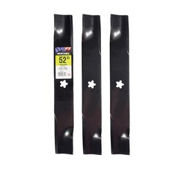 MaxPower 52 in. Standard Mower Blade Set For Riding Mowers 3 pk