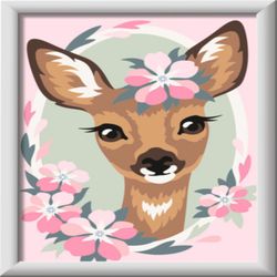 Ravensburger CreArt Delightful Deer Paint By Number Set Multicolored 15 pc
