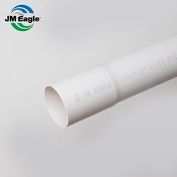 JM Eagle 2729 PVC Sewer Pipe 3 in. D X 10 ft. L Bell 0 psi