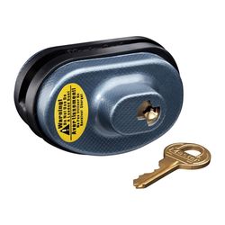 Master Lock 3.24 in. H X 3.75 in. W X 2.91 in. L Steel Key Gun Trigger Lock W/Key