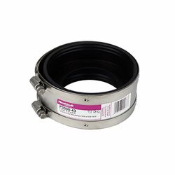Fernco Schedule 40 4 in. Hub each X 3 in. D Hub PVC Coupling 1 pk