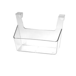 Spectrum 5.5 in. H X 3.8 in. W X 8 in. L Cabinet Door Organizer Clear