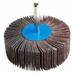 Forney 2 in. D X 1/4 in. Aluminum Oxide Flap Wheel 120 Grit 1 pc