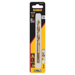 DeWalt ELITE SERIES 3/8 in. X 5 in. L Cobalt Steel Pilot Point Drill Bit Round Shank 1 pc