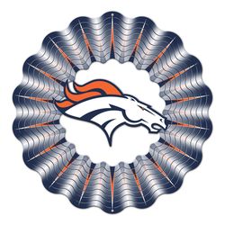 Spinfinity Designs Stainless Steel 12 in. Denver Broncos Wind Spinner