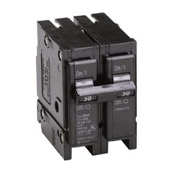 Eaton 50 amps Plug In 2-Pole Circuit Breaker