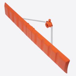 EZ Smart Snow 36 in. W X 1 ft. L Poly Roof Rake