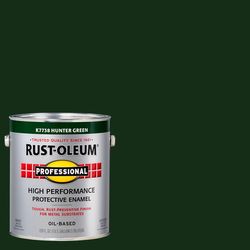 Rust-Oleum Professional Indoor and Outdoor Gloss Hunter Green Enamel Protective Paint 1 gal