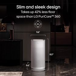 LG PuriCare AeroHit Smart HEPA Air Purifier 1000 sq ft