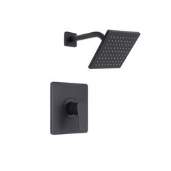 Huntington Brass 1-Handle Matte Black Shower Faucet