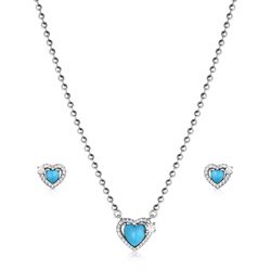 Montana Silversmiths Women's Heart of Turquiose Jewelry Sets