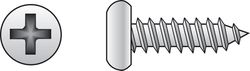 HILLMAN No. 12 Ga. X 1-1/2 in. L Phillips Pan Head Sheet Metal Screws 100 pk