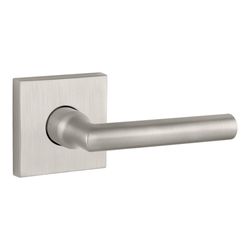 Baldwin Reserve Tube Lever Satin Nickel Privacy Lever