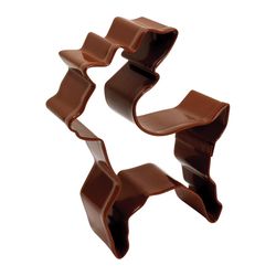 R&M International Corp Reindeer 3 in. W X 4 in. L Cookie Cutter Brown 1 pc