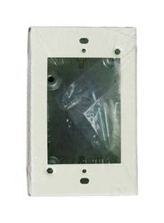 Legrand Rectangle Steel 1 gang Outlet Box Ivory