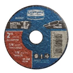 Century Drill & Tool 2 in. D X 3/8 in. X 1/4 in. thick Grinding Wheel 3 pc