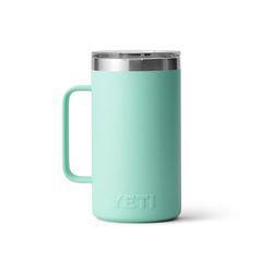 YETI Rambler 24 oz Seafoam BPA Free Mug with MagSlider Lid